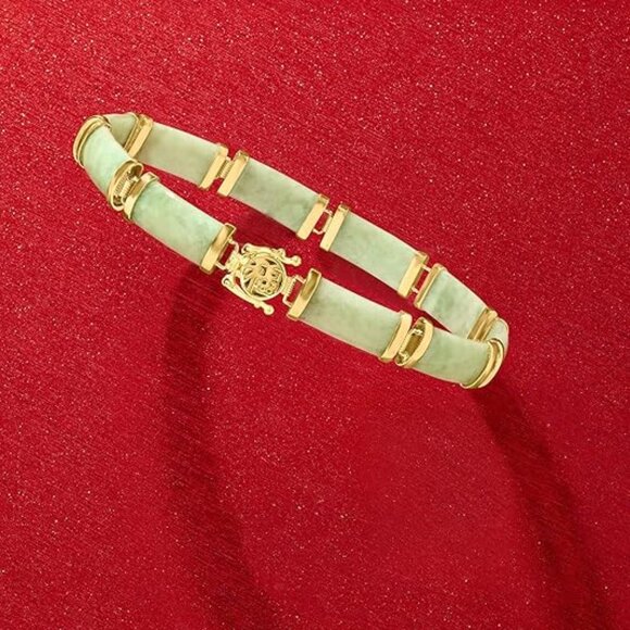 Neiman Marcus Ross Simons Jade Serenity Bracelet - Picture 1 of 7
